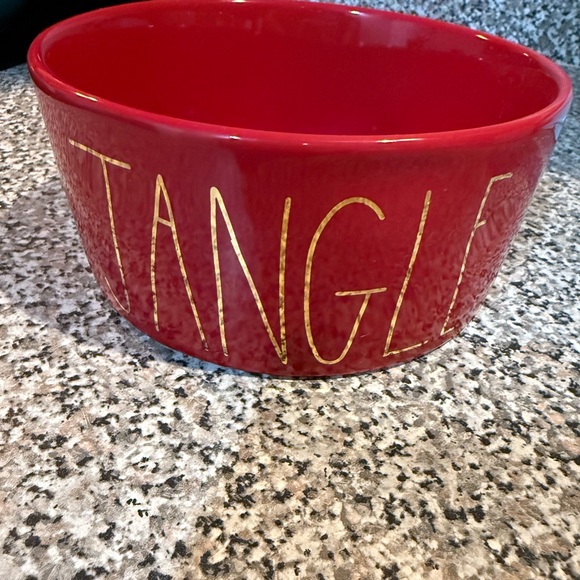 Rae Dunn Red Ceramic Bowl - Jangle - NWOT - Picture 1 of 4